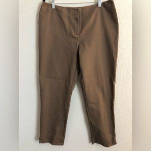Chico’s! Brown Ankle Dress Pants Sz 12/Large